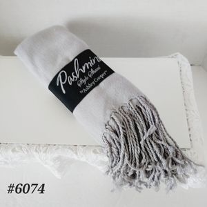 🤍🩵NEW! Pashmina Style Shawl by Ashley Cooper gray scarf